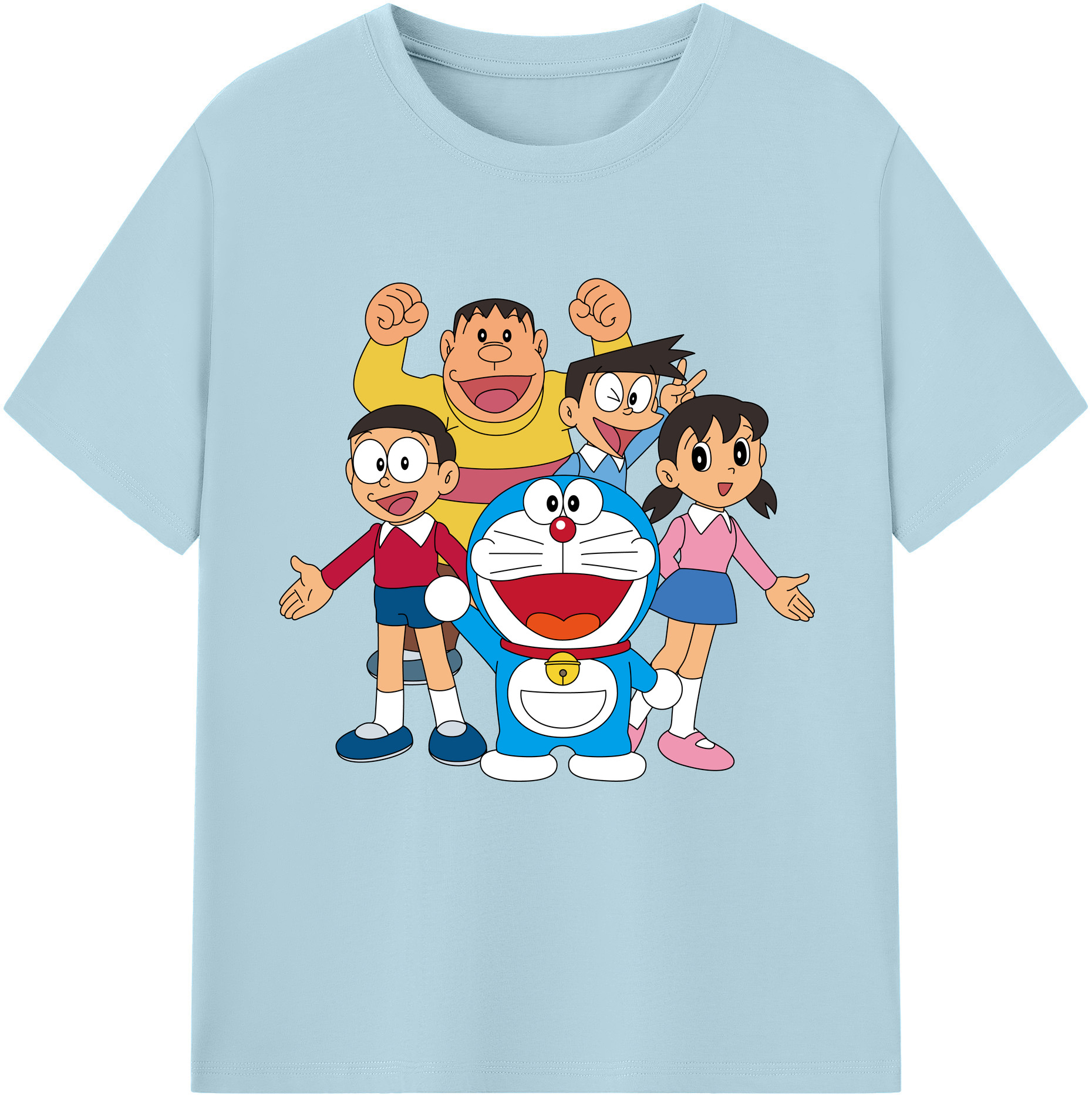 （画像用） ドラえもん 骨川 スネ夫 Doraemon Honekawa Suneo 綿100％半袖Tシャツ（フロントプリント）